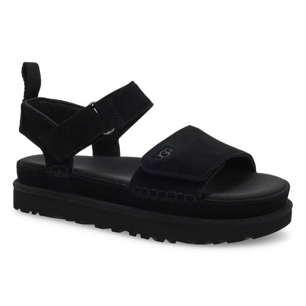 Sandale à plateforme GOLDEN STAR, noir, femmes