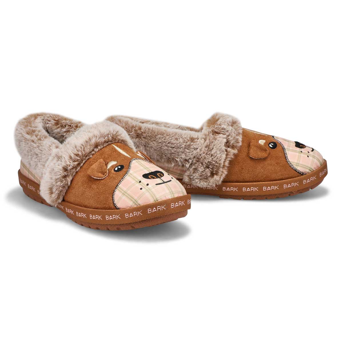 Women's Bobs Too Cozy 3D Dog Slipper-Chestnut