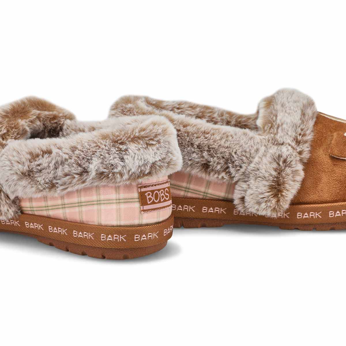 Women's Bobs Too Cozy 3D Dog Slipper-Chestnut