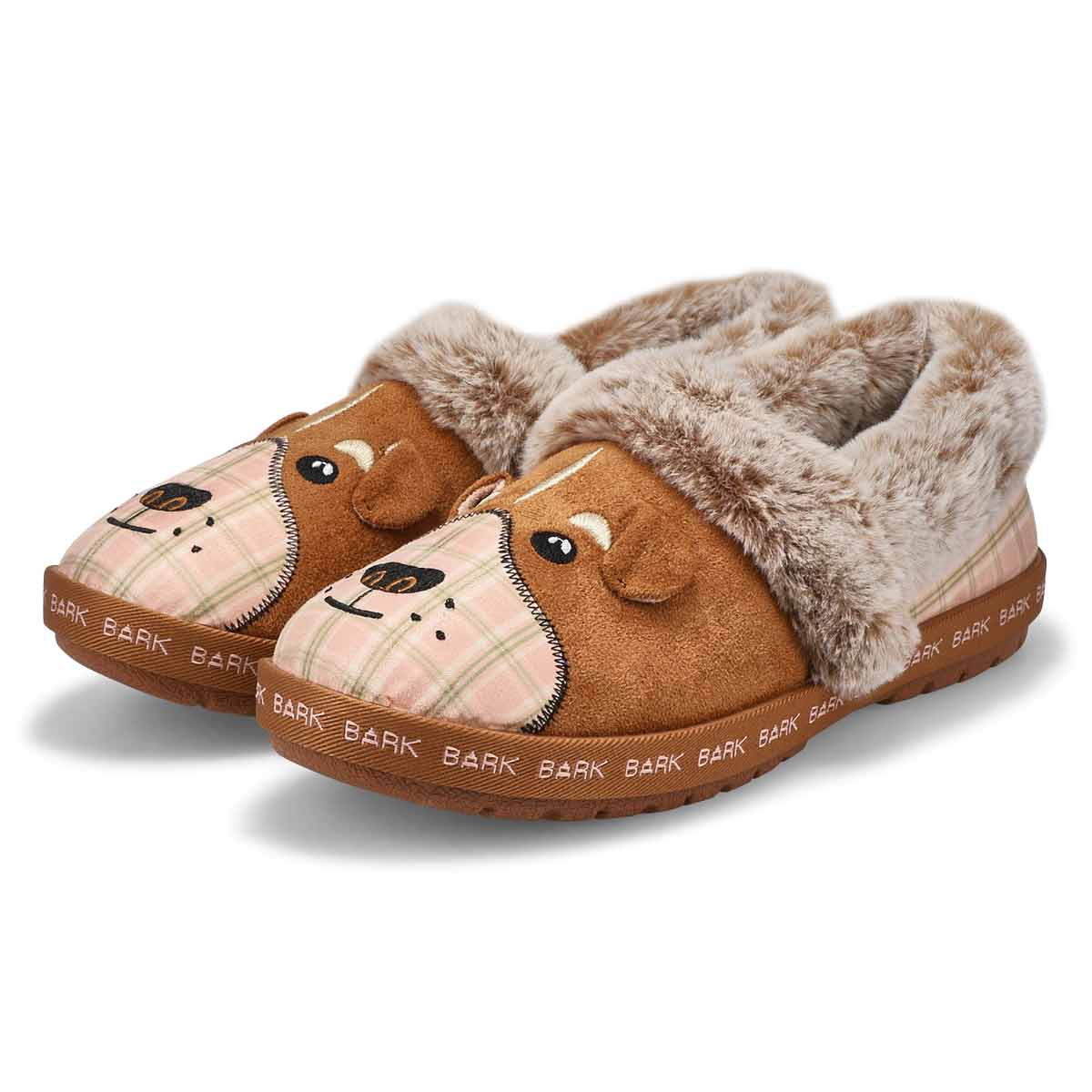 Women's Bobs Too Cozy 3D Dog Slipper-Chestnut