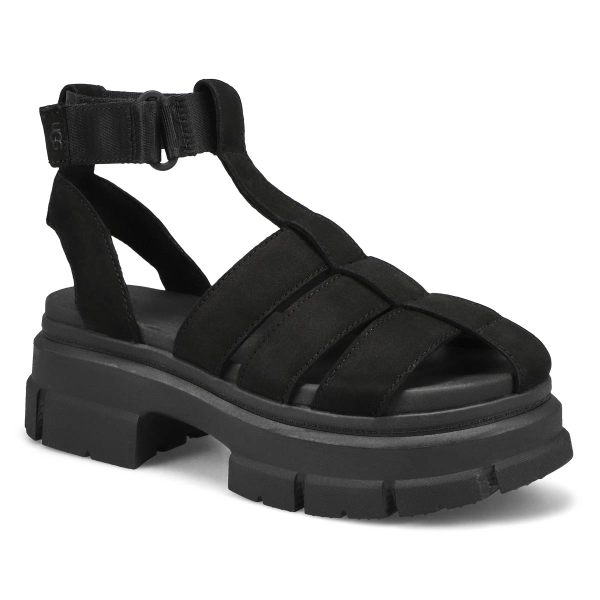 UGG Women's Ashton Strappy - Black | SoftMoc.com