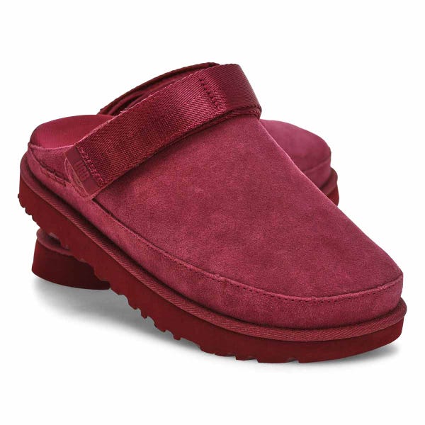 Women's  Goldenstar Casual Clog - Burnt Magenta