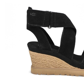 Women's Ileana Wedge Sandal - Black