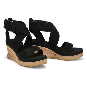 Women's Ileana Wedge Sandal - Black