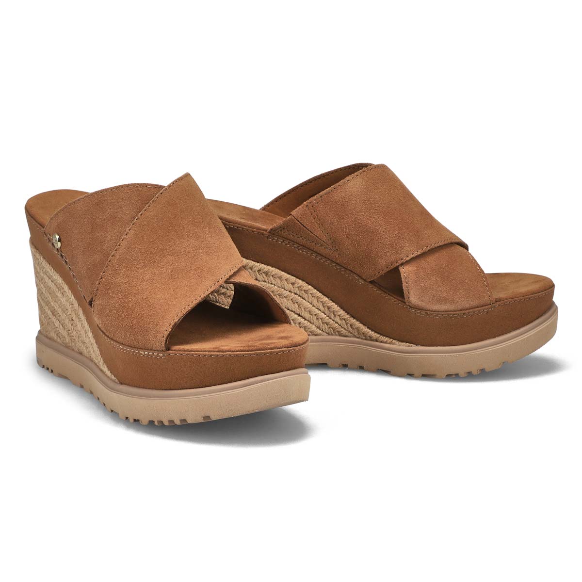 Women's Abbot Slide Wedge Sandal - Chestnut