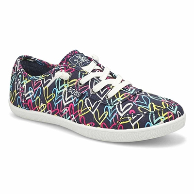 Lds Bobs B Cute Slip On Sneaker- Nvy/Mlt