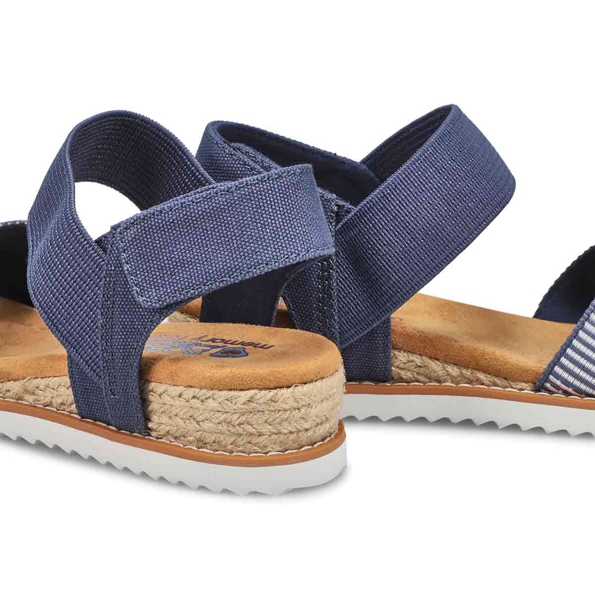 Women's Desert Kiss Cross Strap Sandal - Navy/Multi