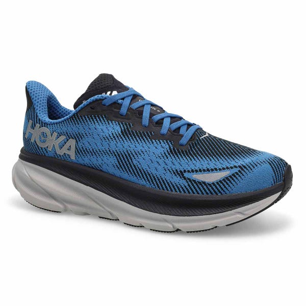 Baskets de performance imperméables CLIFTON 9 GTX, noir/nuit brumeuse, hommes