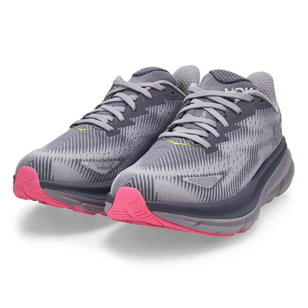 Women's Clifton 9 GTX Weatherproof Performance Sneaker - Grey Skies/Foggy Grey