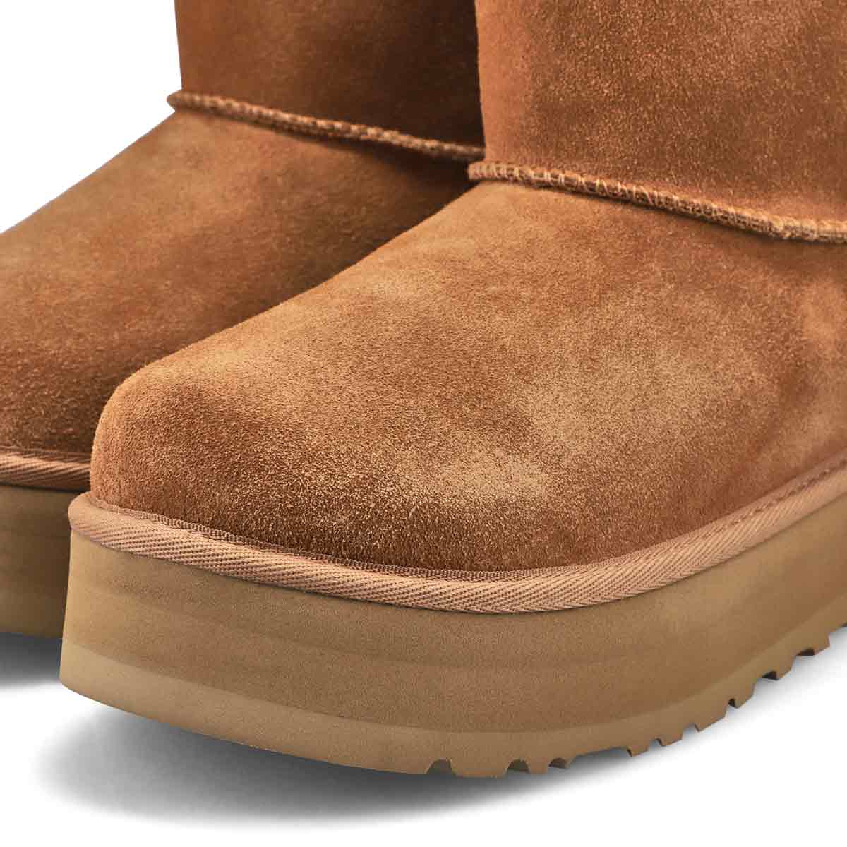 UGG Girls Classic Mini Platfom Sheepskin Boot SoftMoc