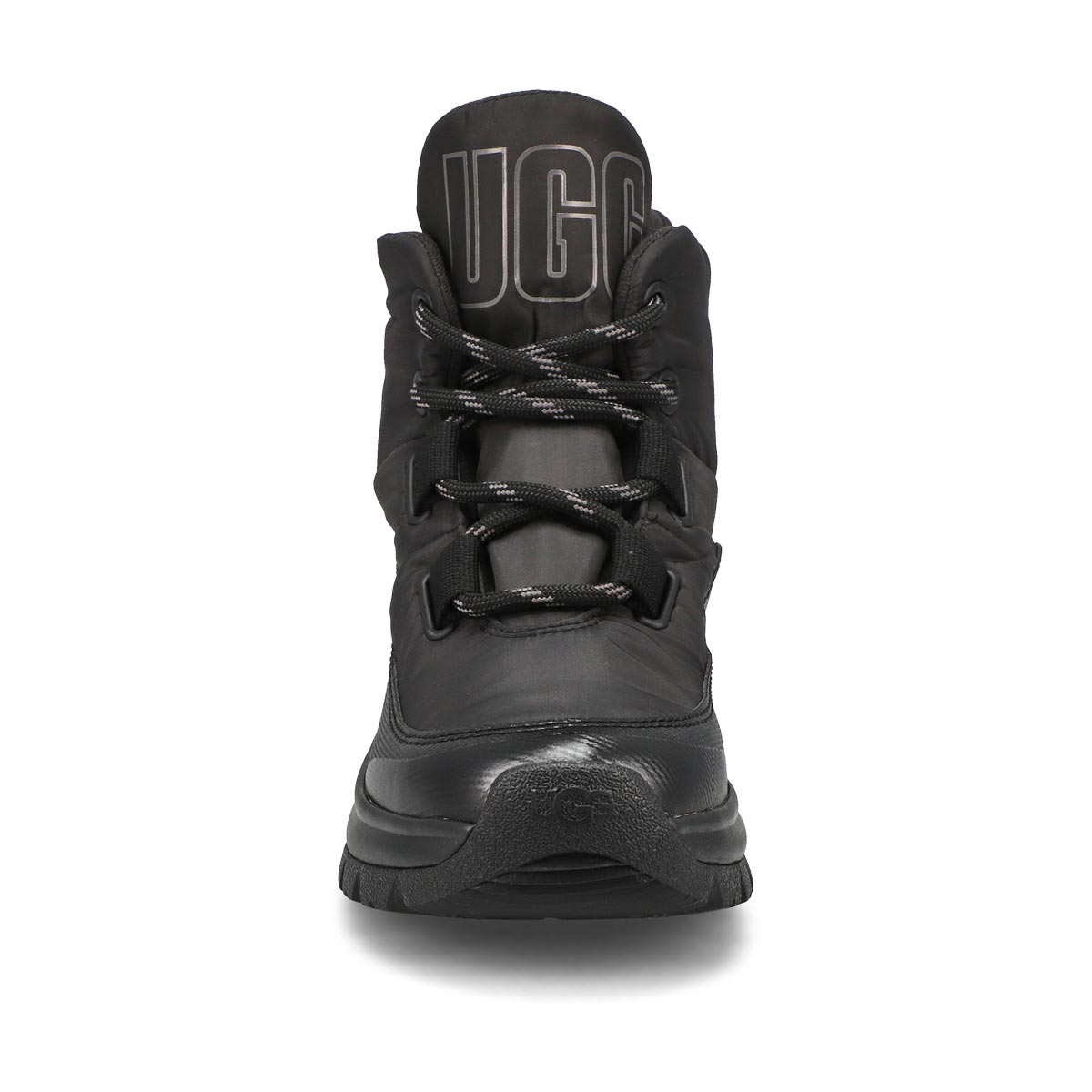 UGG Women's Yose Puffer Lace Boot - Black | SoftMoc.com