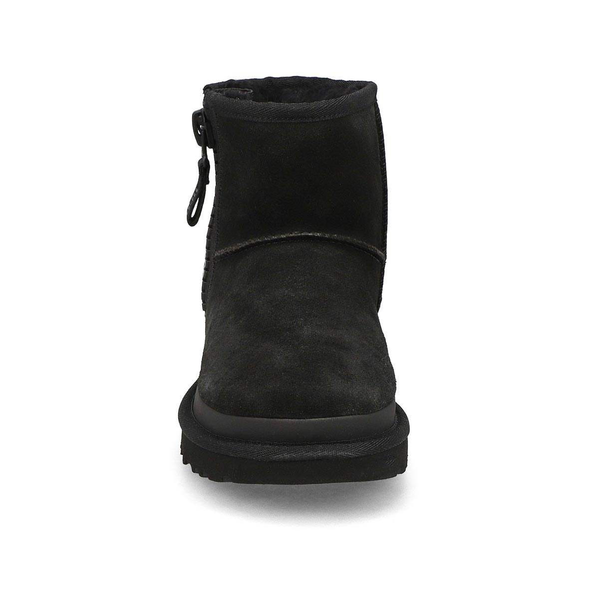 Women's Classic Mini Zipper Boot - Black