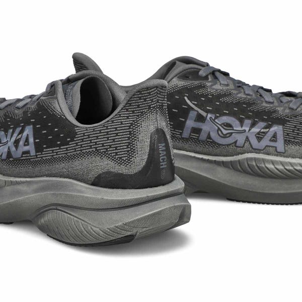 Men's Mach 6 LA Lace Up Performance Runner - Black