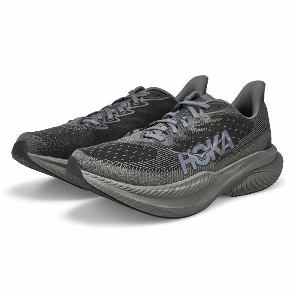 Men's Mach 6 LA Lace Up Performance Runner - Black