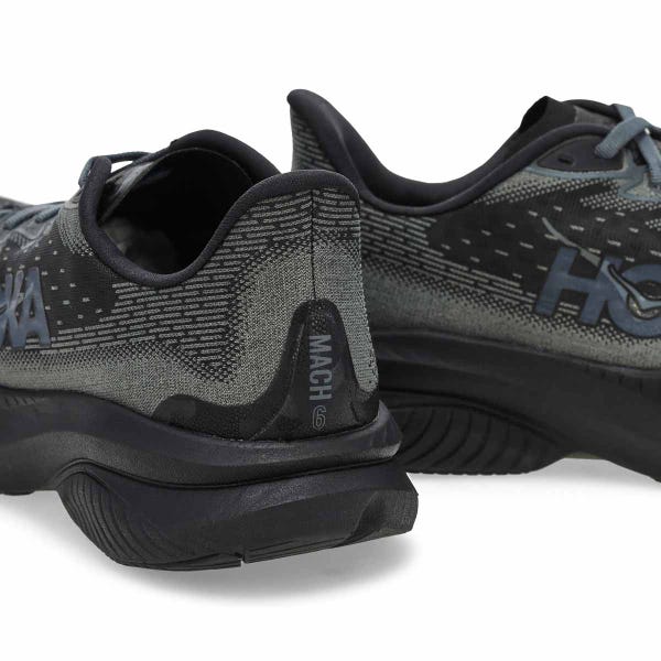 Men's Mach 6 Lace Up Performance Sneaker - Black/Outer Orbit