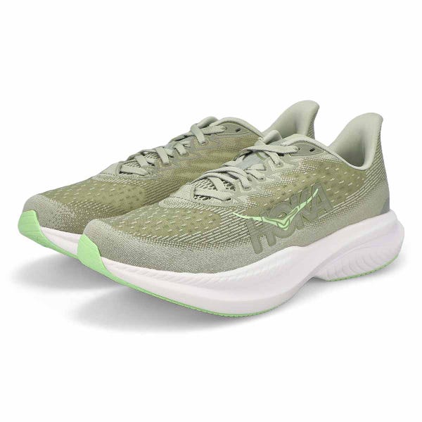 Chaussure de course de performance MACH 6 LA, lichen forestier/pomme acidulée, hommes