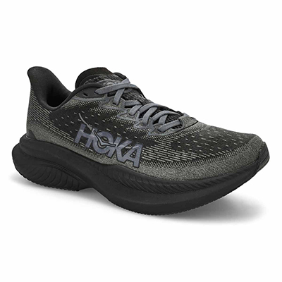 Lds Mach 6 Lace Up Performance Sneaker - Black/Outer Orbit