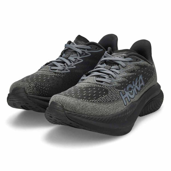 Women's Mach 6 Lace Up Performance Sneaker - Black/Outer Orbit