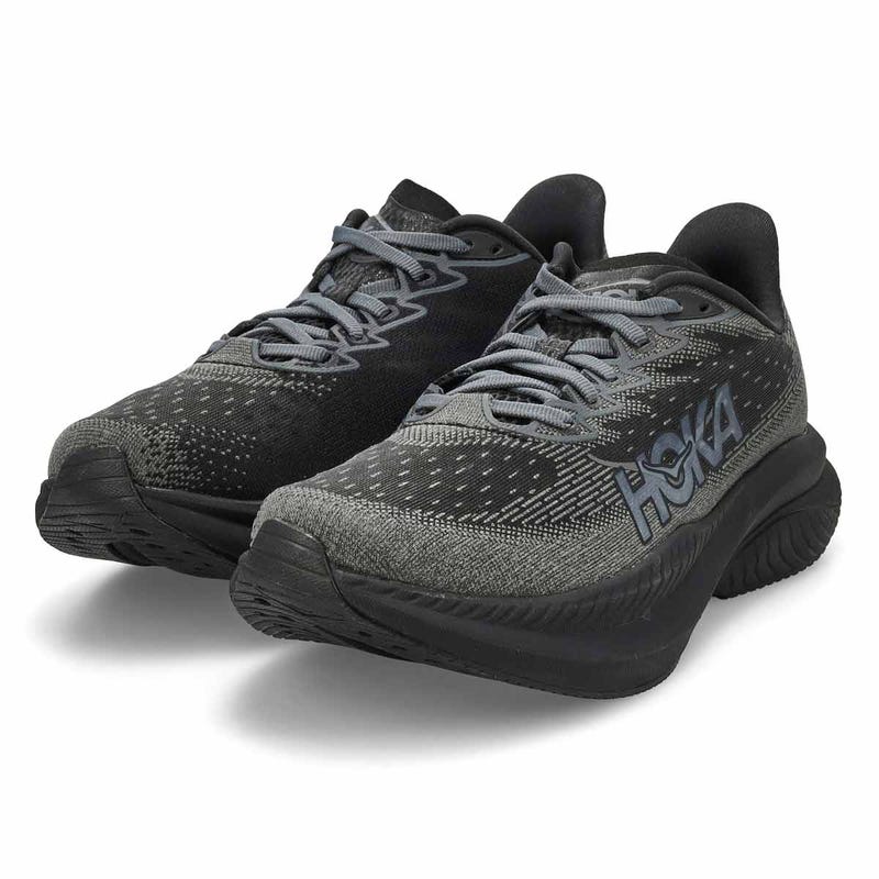 Women's Mach 6 Lace Up Performance Sneaker - Black/Outer Orbit