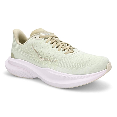 Lds Mach 6 Lace Up Performance Sneaker - Oyster Mushroom/Truffle Salt