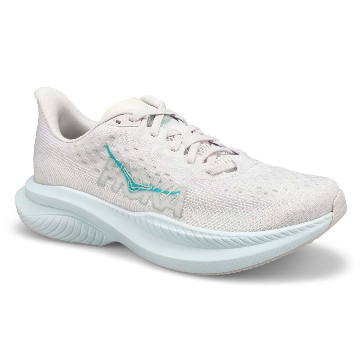 Women's Mach 6 LA Lace Up Performance Sneaker - White/Droplet