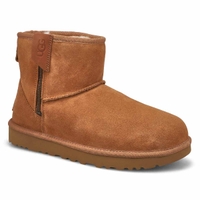 Botte CLASSIC MINI BAILEY ZIP, châtain, femmes