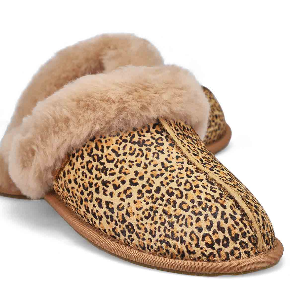 Women's Scuffette II Speckles Slipper - Chestnut