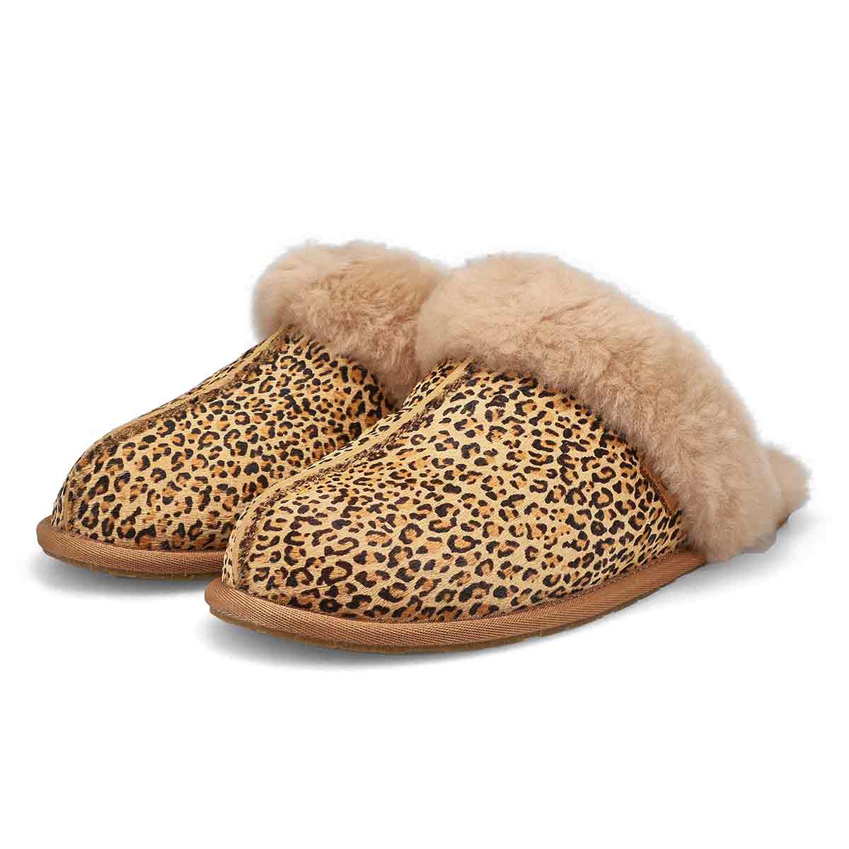 Women's Scuffette II Speckles Slipper - Chestnut