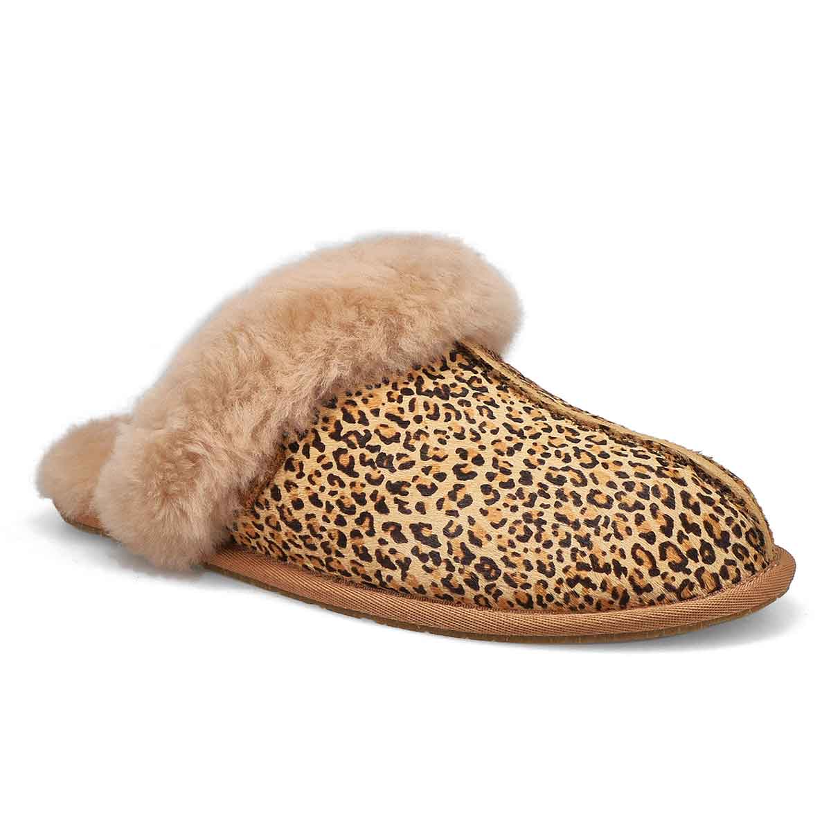 Women's Scuffette II Speckles Slipper - Chestnut