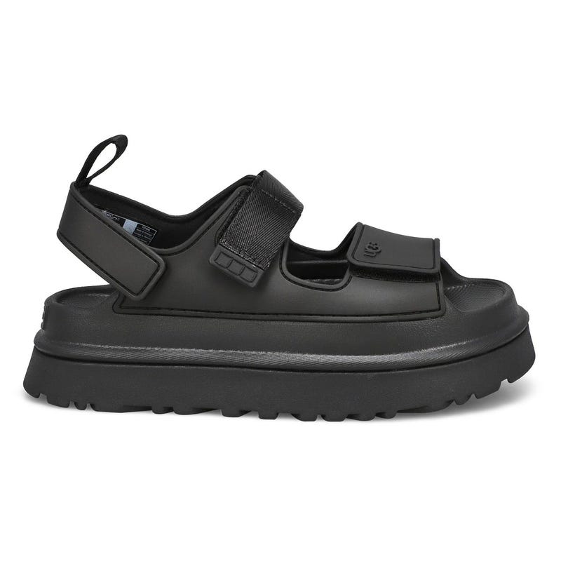 Women's Golden Glow Platform Sandal - Black