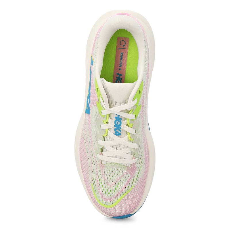 Chaussure de course de performance RINCON 4, blanc/rose/bleu, femmes