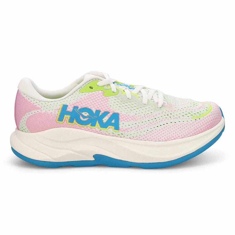 Chaussure de course de performance RINCON 4, blanc/rose/bleu, femmes