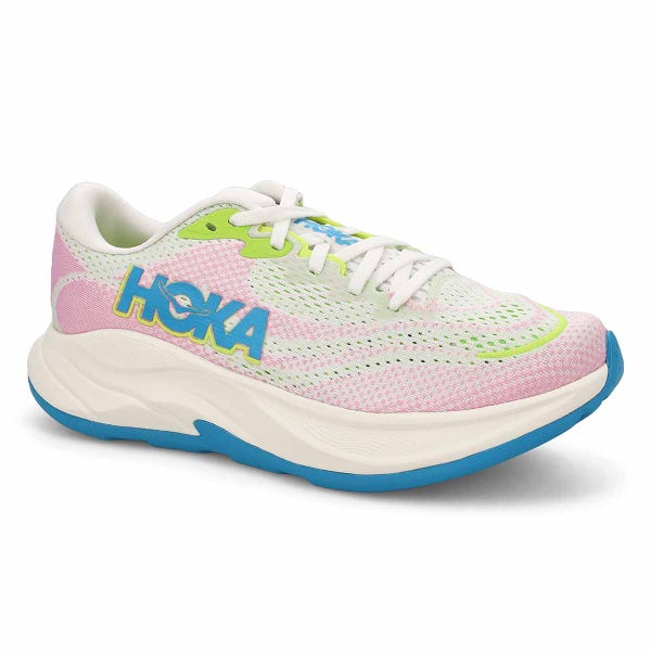 Chaussure de course de performance RINCON 4, blanc/rose/bleu, femmes