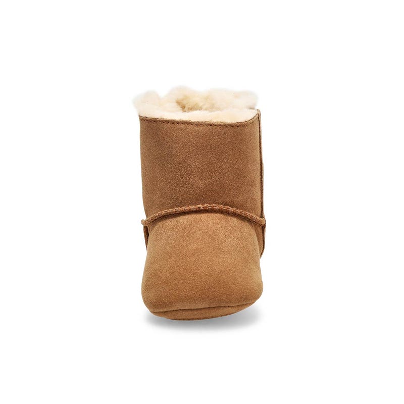 Pantoufle-bottillon Baby Bailey Bow pour bébé - châtaigne