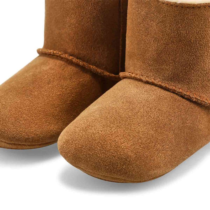 Pantoufle-bottillon Baby Bailey Bow pour bébé - châtaigne