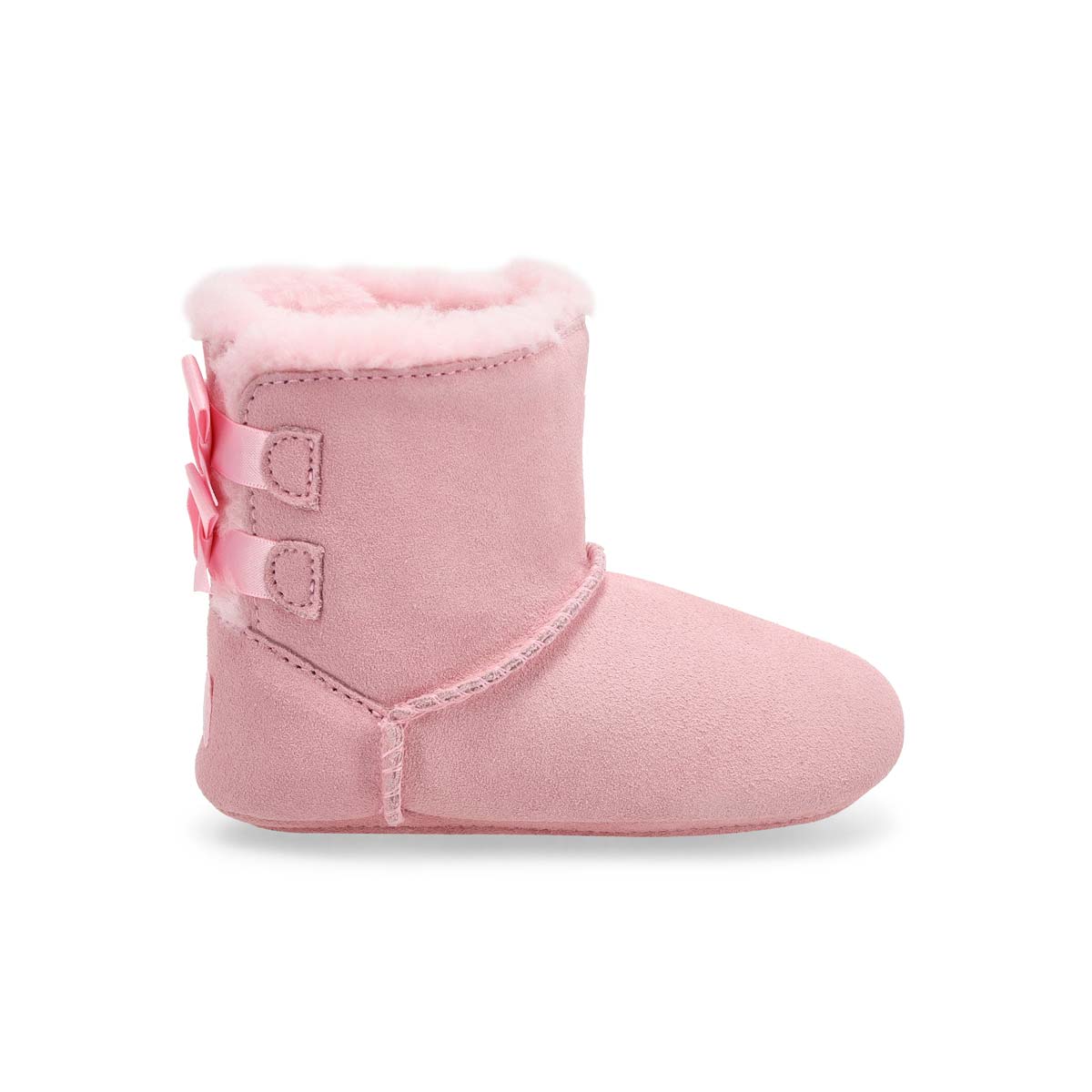 Infant Baby Bailey Bow bootie slipper Ribbon Ca
