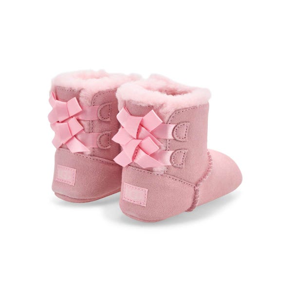 Pantoufle bottillon Baby Bailey Bow pour bébé en Ribbon Candy.