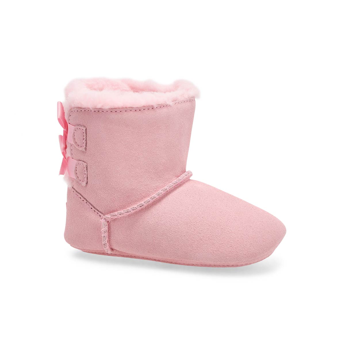 Infant Baby Bailey Bow bootie slipper Ribbon Ca