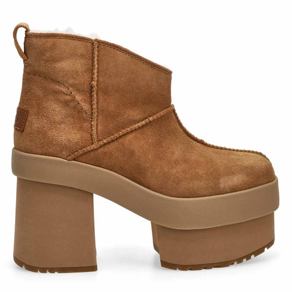 Women's New Heights Platform Mini Boot - Chestnut