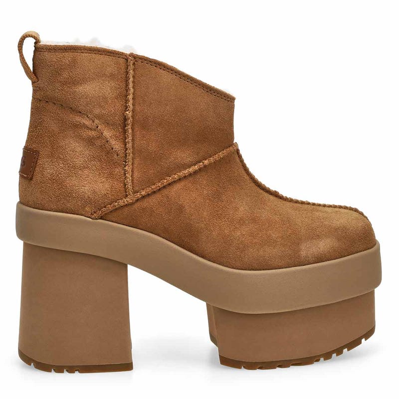 Women's New Heights Platform Mini Boot - Chestnut