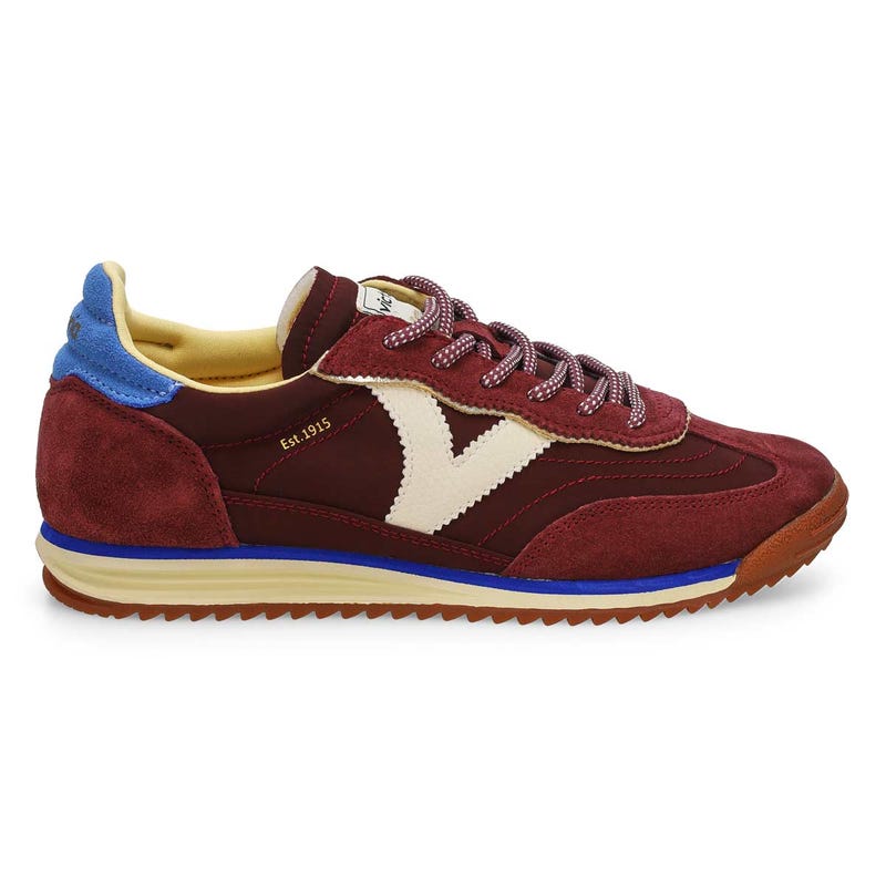 Women's  Saturno Lace Up Sneaker - Burdeos