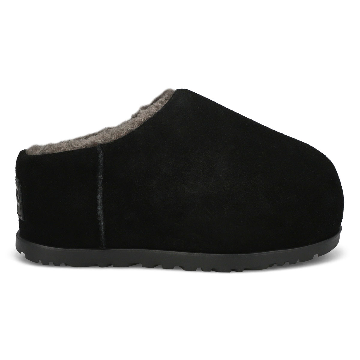 Women's  Pumped Slide Platform Slipper - Black