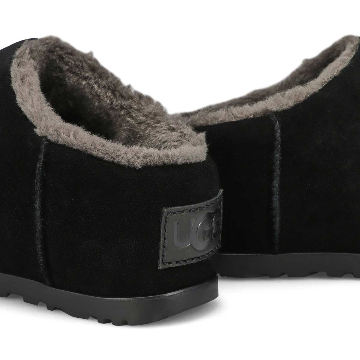 Women's  Pumped Slide Platform Slipper - Black