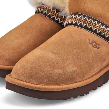 Women's Classic Mini Crescent Boot - Chestnut