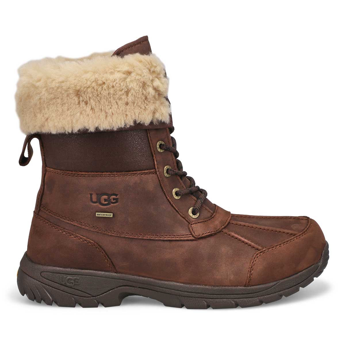 Botte d'hiver imperméable BUTTE DISTRESSED, cèdre brûlé, hommes