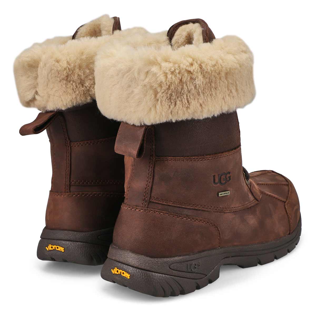 Botte d'hiver imperméable BUTTE DISTRESSED, cèdre brûlé, hommes