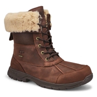 Botte d'hiver imperméable BUTTE DISTRESSED, cèdre brûlé, hommes