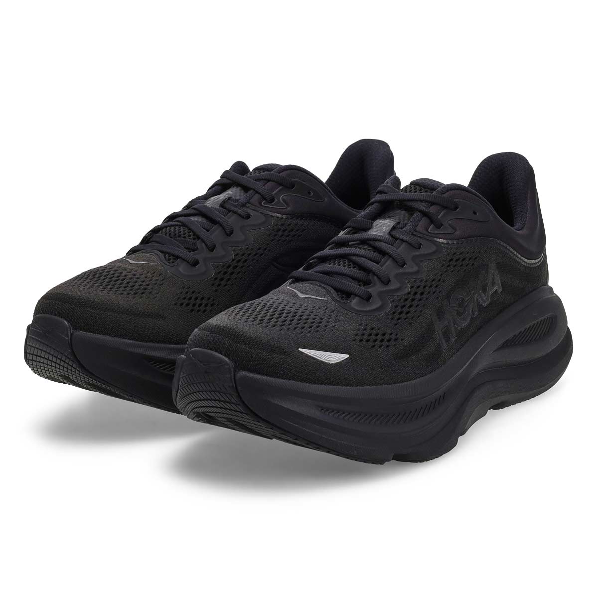 HOKA Men's Bondi 9 Performance Sneaker - Blac | SoftMoc.com
