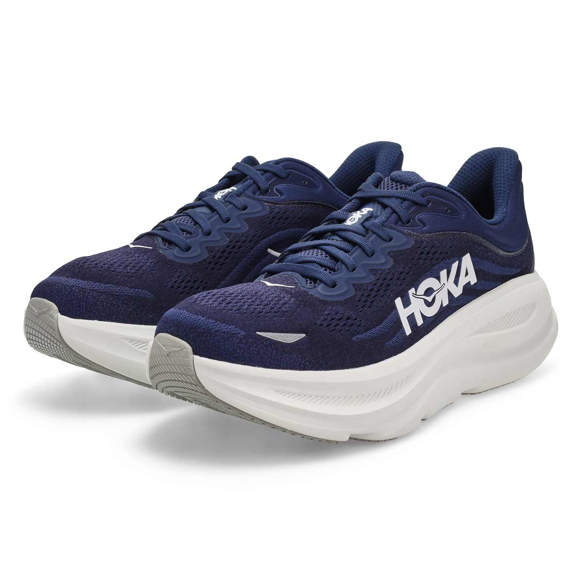 Men's Bondi 9 Performance Sneaker - Varsity Navy/ White