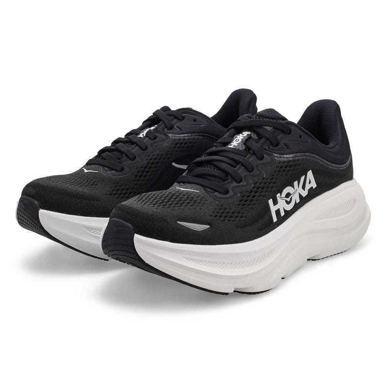 Women's  Bondi 9 Performance Sneaker - Black/White